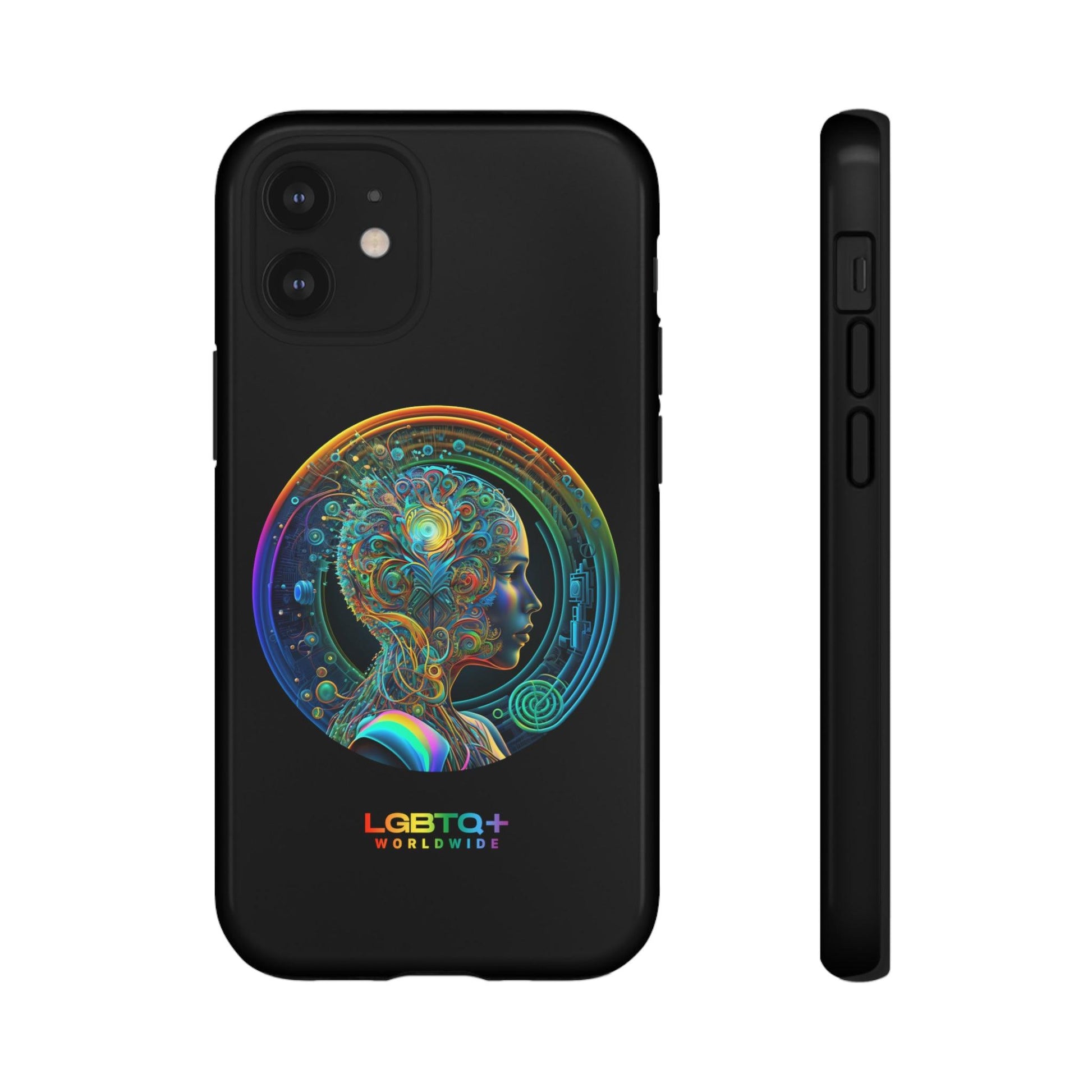 LGBTQWorldwide - ,,INTELLIGENT" Doppelgehäuse Handyhülle Accessories, Glossy, iPhone Cases, Matte, Phone accessory, Phone Cases, Samsung Cases, tough, Valentine's Day Picks lgbtq Bekleidung Accessoires unisex Zubehör