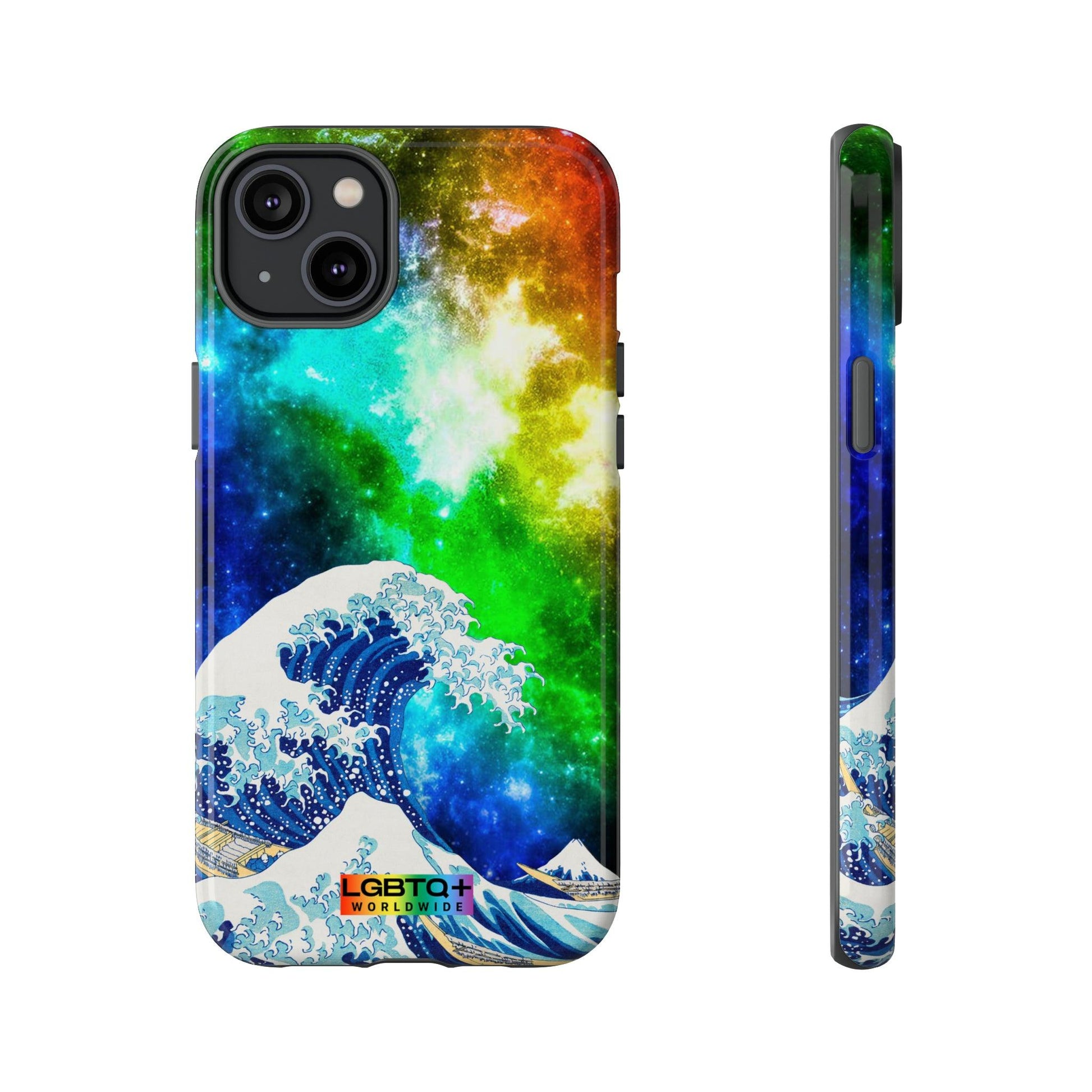 LGBTQWorldwide - ,,WELLE" Doppelgehäuse Handyhülle Accessories, Glossy, iPhone Cases, Matte, Phone accessory, Phone Cases, Samsung Cases, Thermo, Valentine's Day Picks lgbtq Bekleidung Accessoires unisex Zubehör