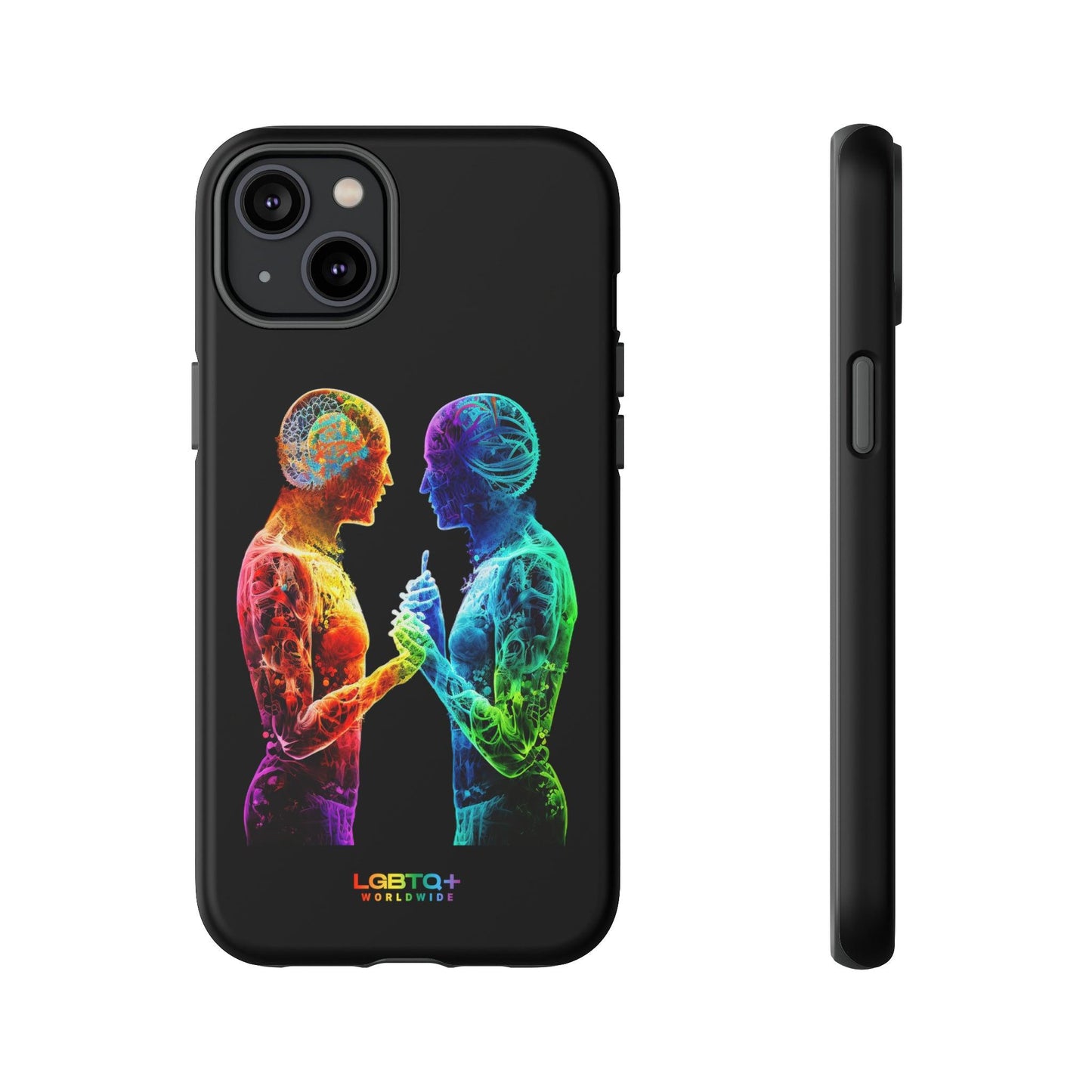 LGBTQWorldwide - ,,ZUSAMMEN" Doppelgehäuse Handyhülle Accessories, Glossy, iPhone Cases, Matte, Phone accessory, Phone Cases, Samsung Cases, tough, Valentine's Day Picks lgbtq Bekleidung Accessoires unisex Zubehör