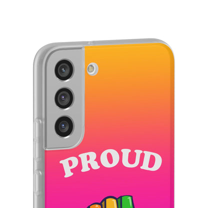 LGBTQWorldwide - ,,GLÜCKLICH" Flexible Handyhülle Accessories, Case, iPhone, iPhone Cases, Phone accessory, Phone Cases, Samsung Cases, silikon, Valentine's Day promotion lgbtq Bekleidung Accessoires unisex Zubehör