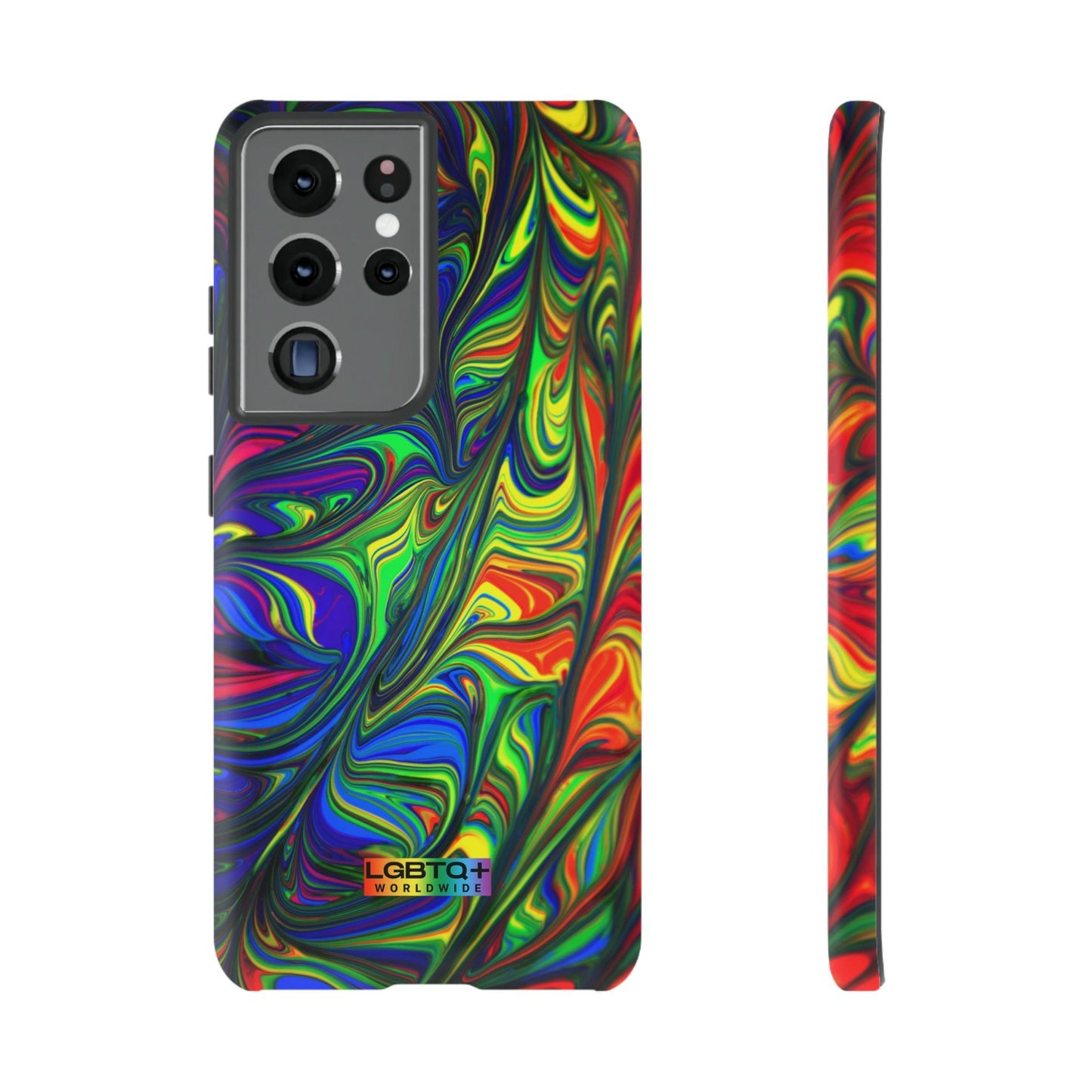 LGBTQWorldwide - ,,ILLUSION" Doppelgehäuse Handyhülle Accessories, Glossy, iPhone Cases, Matte, Phone accessory, Phone Cases, Samsung Cases, Thermo, Valentine's Day Picks lgbtq Bekleidung Accessoires unisex Zubehör