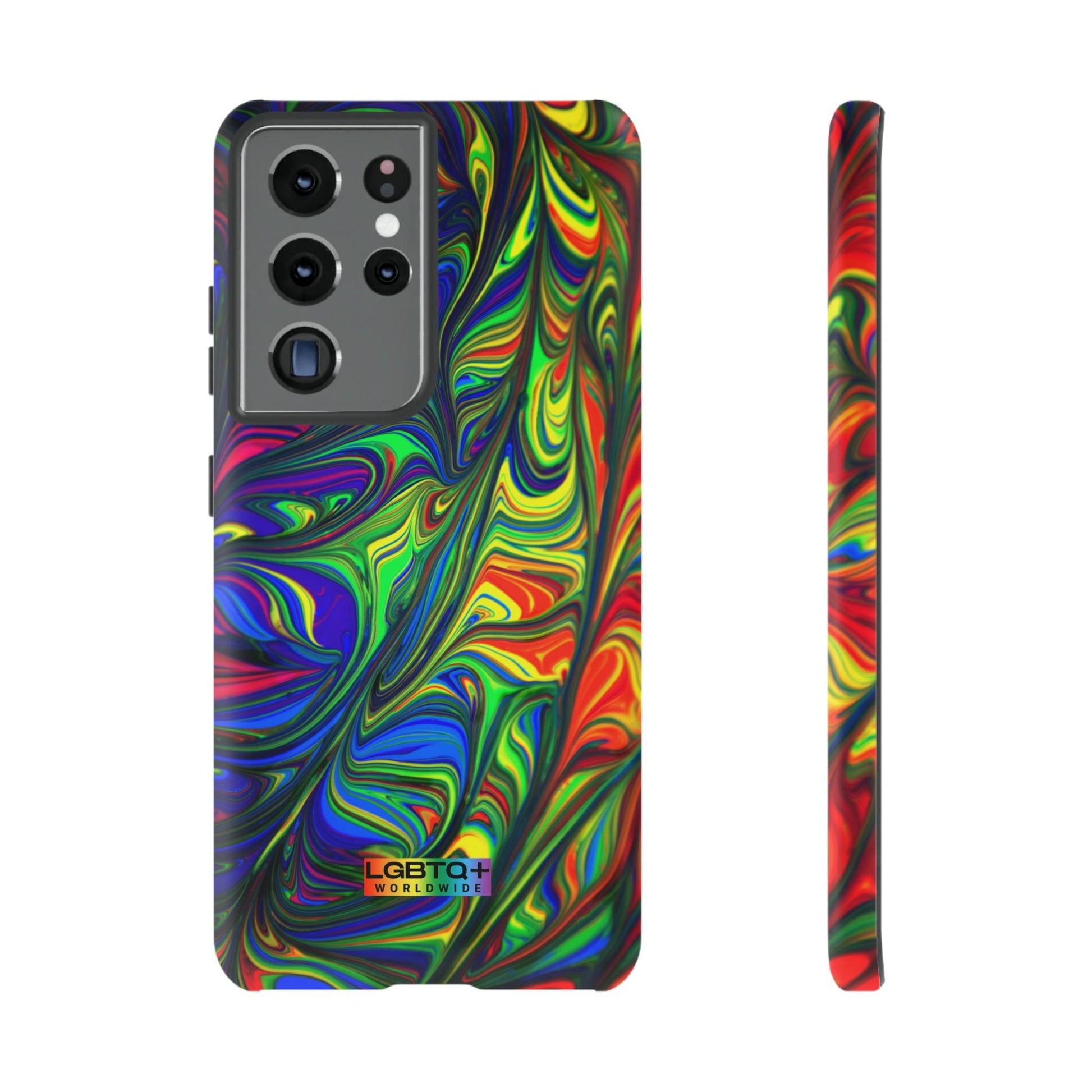 LGBTQWorldwide - ,,ILLUSION" Doppelgehäuse Handyhülle Accessories, Glossy, iPhone Cases, Matte, Phone accessory, Phone Cases, Samsung Cases, Thermo, Valentine's Day Picks lgbtq Bekleidung Accessoires unisex Zubehör