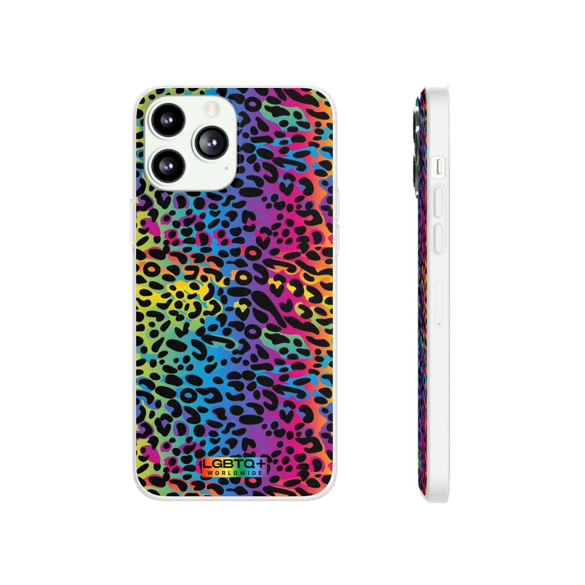 LGBTQWorldwide - ,,LEOPARD" Flexible Handyhülle Accessories, Case, iPhone, iPhone Cases, Phone accessory, Phone Cases, Samsung Cases, silikon, Valentine's Day promotion lgbtq Bekleidung Accessoires unisex Zubehör