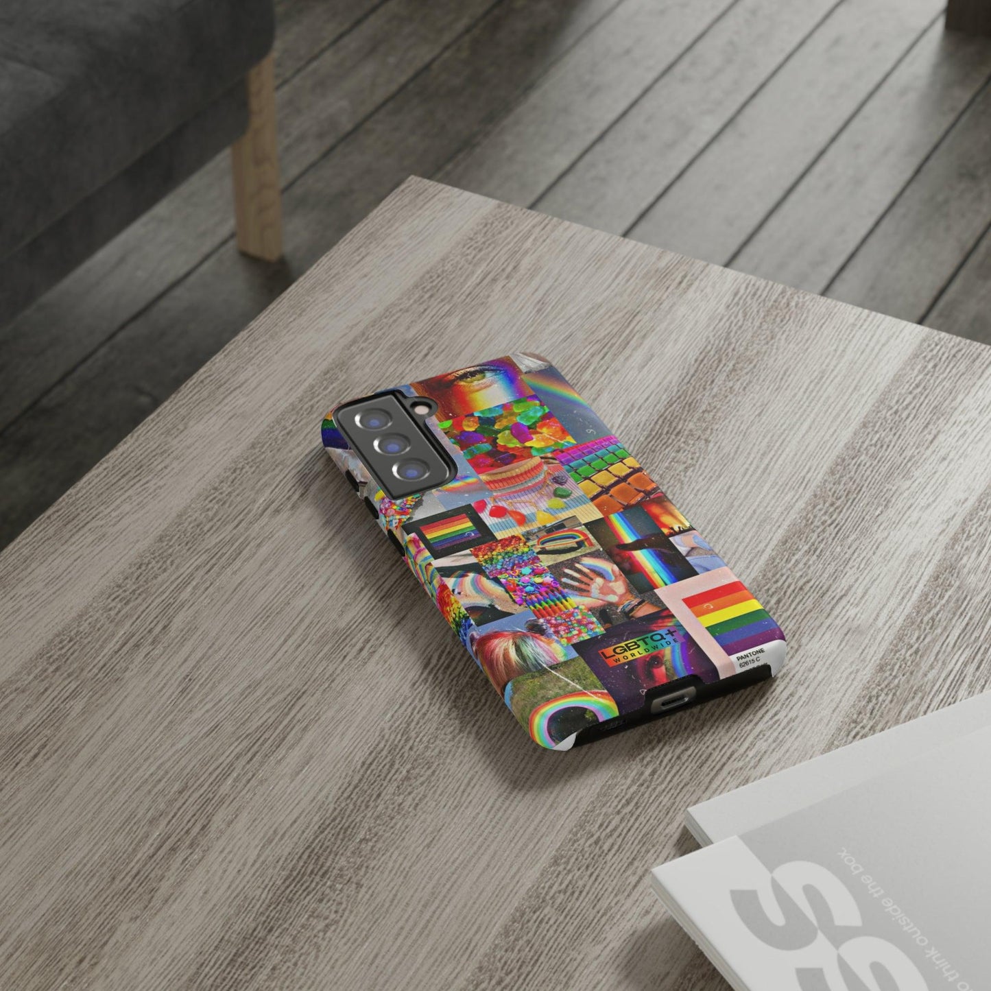 LGBTQWorldwide - ,,FARBEN" Doppelgehäuse Handyhülle Accessories, Glossy, iPhone Cases, Matte, Phone accessory, Phone Cases, Samsung Cases, Thermo, Valentine's Day Picks lgbtq Bekleidung Accessoires unisex Zubehör