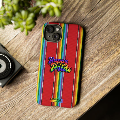 LGBTQWorldwide - ,,HAPPY PRIDE" Doppelgehäuse Handyhülle Accessories, Glossy, iPhone Cases, Matte, Phone accessory, Phone Cases, Samsung Cases, Thermo, Valentine's Day Picks lgbtq Bekleidung Accessoires unisex Zubehör