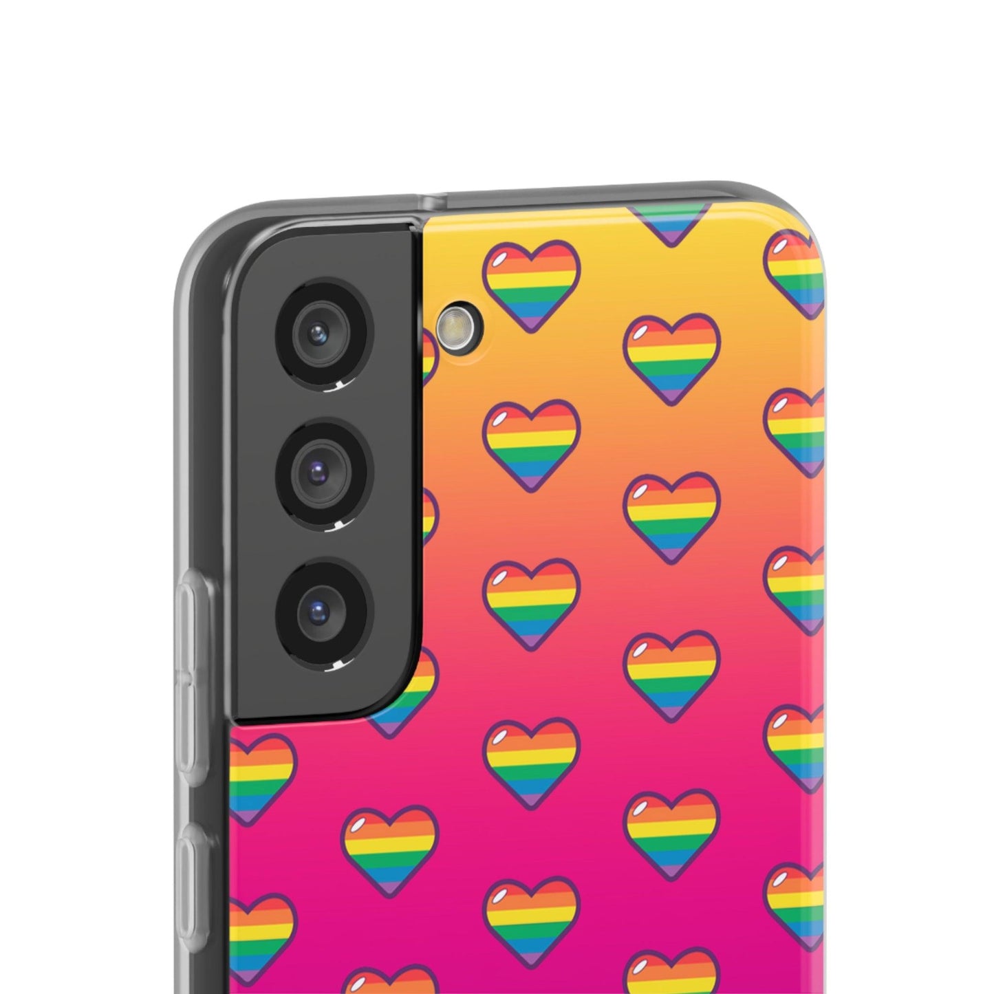 LGBTQWorldwide - ,,HERZEN" Flexible Handyhülle Accessories, Case, iPhone, iPhone Cases, Phone accessory, Phone Cases, Samsung Cases, silikon, Valentine's Day promotion lgbtq Bekleidung Accessoires unisex Zubehör