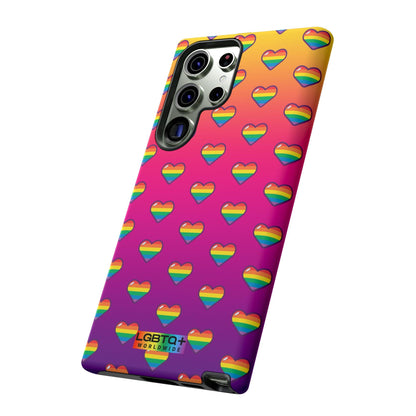 LGBTQWorldwide - ,,HERZ" Doppelgehäuse Handyhülle Accessories, Glossy, iPhone Cases, Matte, Phone accessory, Phone Cases, Samsung Cases, Thermo, Valentine's Day Picks lgbtq Bekleidung Accessoires unisex Zubehör