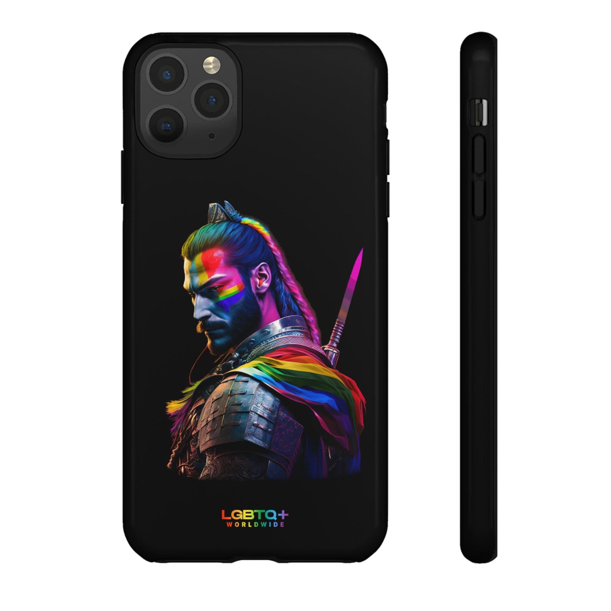 LGBTQWorldwide - ,,SAMURAI" Doppelgehäuse Handyhülle Accessories, Glossy, iPhone Cases, Matte, Phone accessory, Phone Cases, Samsung Cases, tough, Valentine's Day Picks lgbtq Bekleidung Accessoires unisex Zubehör