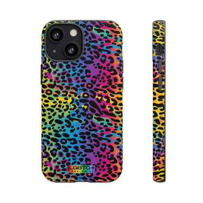 LGBTQWorldwide - ,,LEOPARD" Doppelgehäuse Handyhülle Accessories, Glossy, iPhone Cases, Matte, Phone accessory, Phone Cases, Samsung Cases, Thermo, Valentine's Day Picks lgbtq Bekleidung Accessoires unisex Zubehör