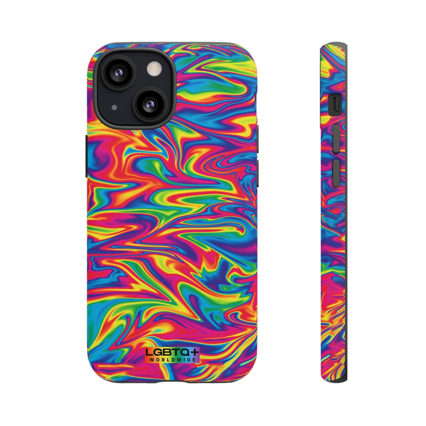 LGBTQWorldwide - ,,ABSTRACT" Doppelgehäuse Handyhülle Accessories, Glossy, iPhone Cases, Matte, Phone accessory, Phone Cases, Samsung Cases, Thermo, Valentine's Day Picks lgbtq Bekleidung Accessoires unisex Zubehör