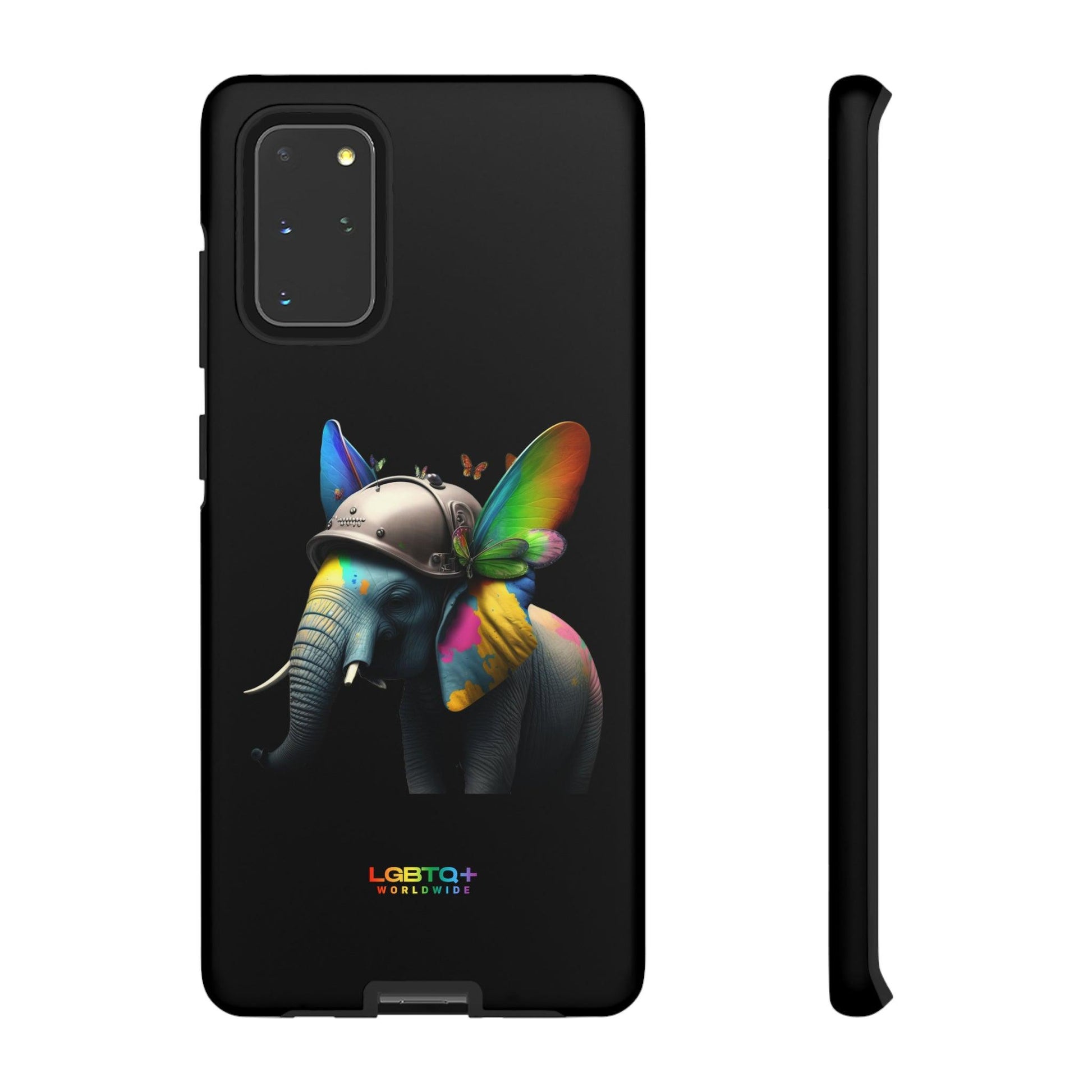 LGBTQWorldwide - ,,ELEFANT" Doppelgehäuse Handyhülle Accessories, Glossy, iPhone Cases, Matte, Phone accessory, Phone Cases, Samsung Cases, tough, Valentine's Day Picks lgbtq Bekleidung Accessoires unisex Zubehör