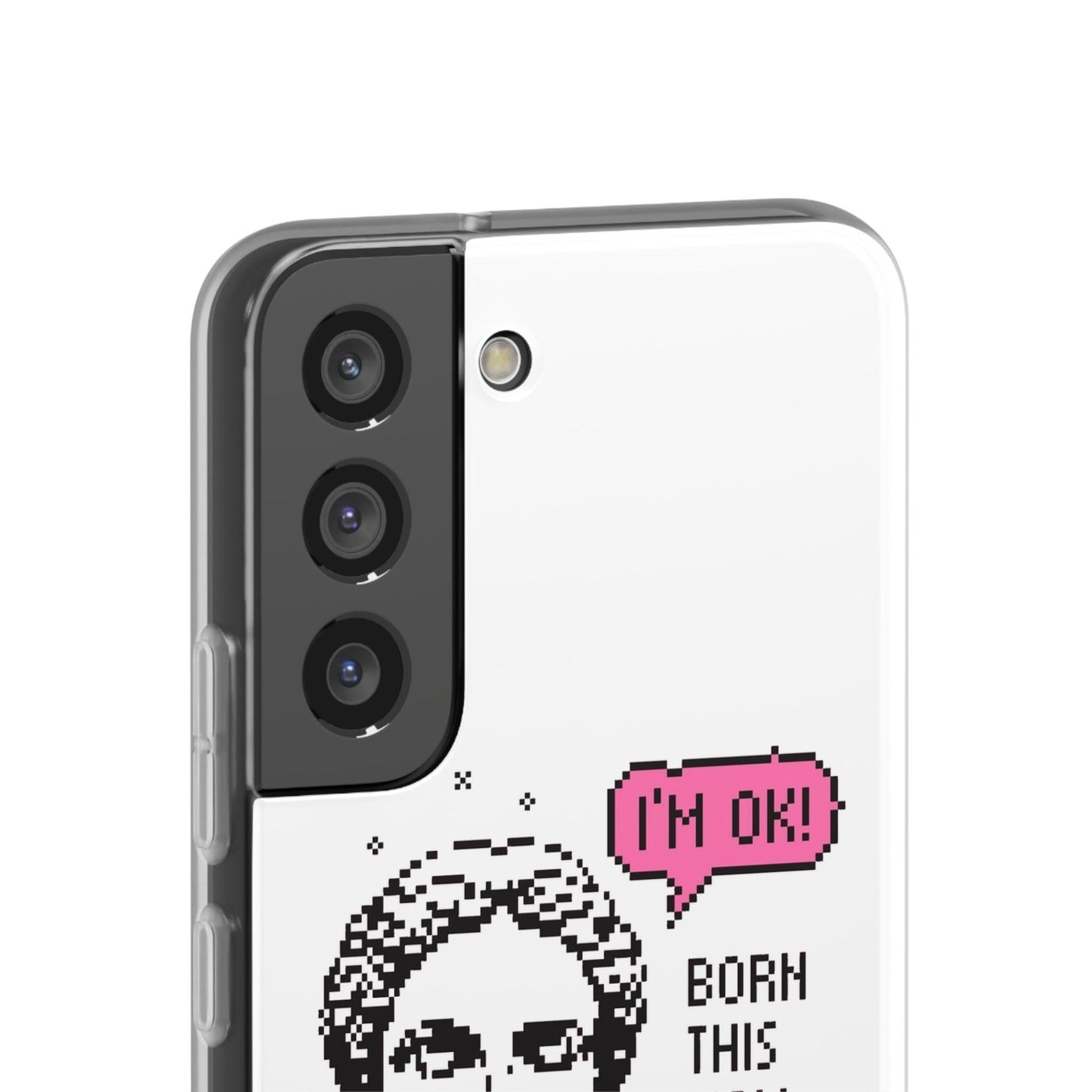 LGBTQWorldwide - ,,BORN THIS WAY" Flexible Handyhülle Accessories, Case, iPhone, iPhone Cases, Phone accessory, Phone Cases, Samsung Cases, silikon, Valentine's Day promotion lgbtq Bekleidung Accessoires unisex Zubehör