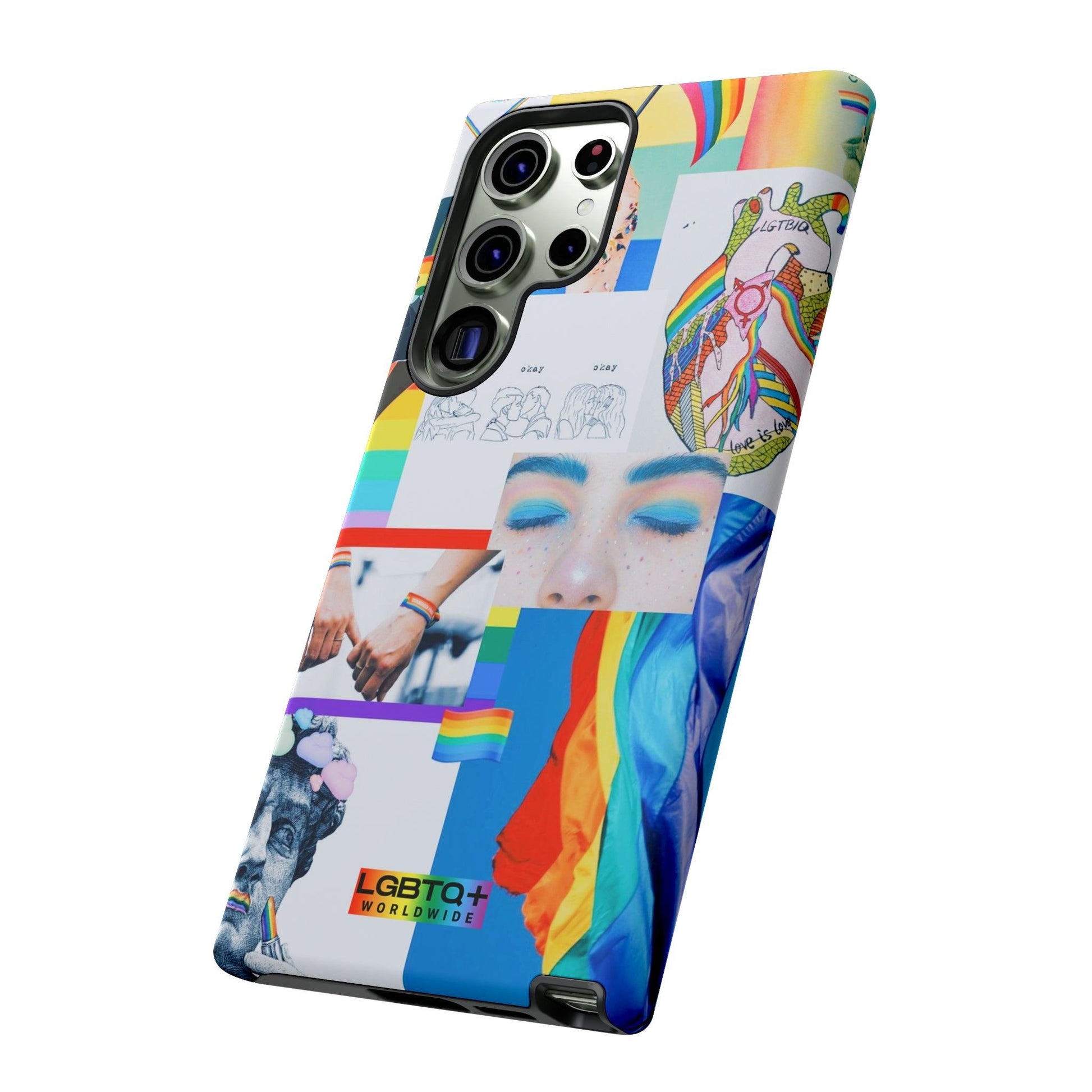 LGBTQWorldwide - ,,LEBEN"Doppelgehäuse Handyhülle Accessories, Glossy, iPhone Cases, Matte, Phone accessory, Phone Cases, Samsung Cases, Thermo, Valentine's Day Picks lgbtq Bekleidung Accessoires unisex Zubehör