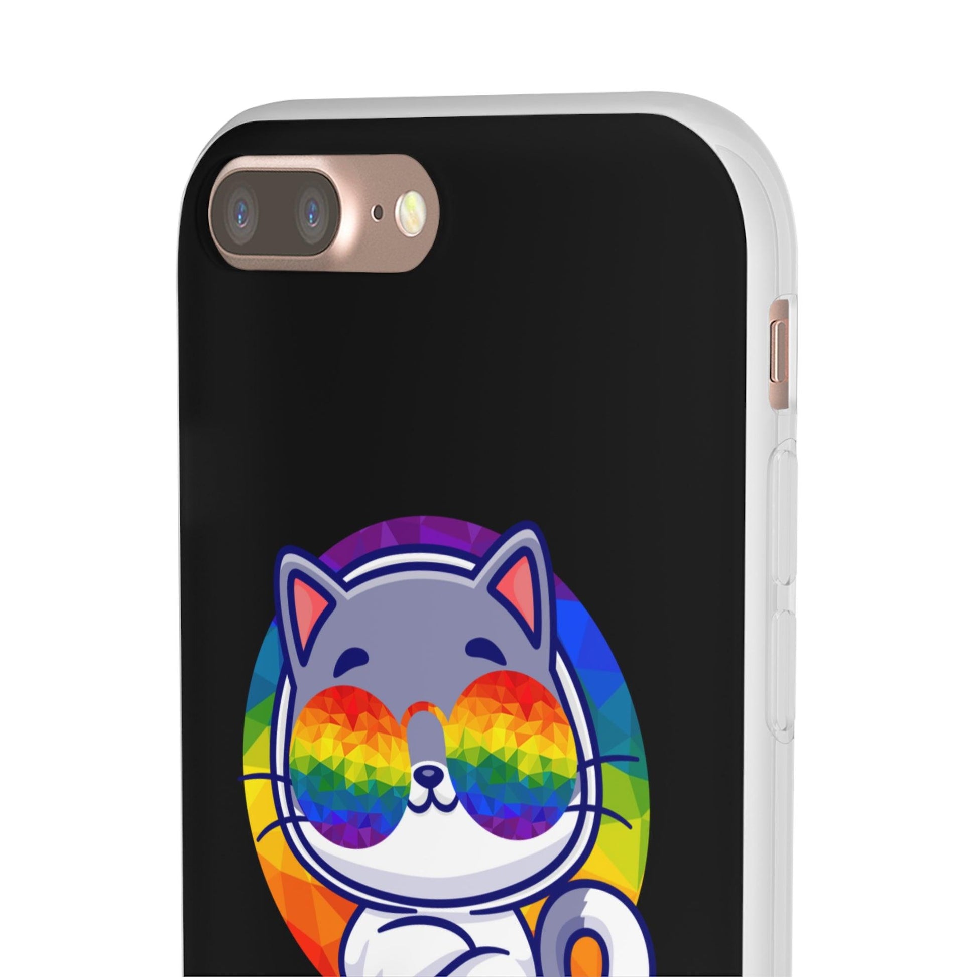 LGBTQWorldwide - ,,PURRIDE" Flexible Handyhülle Accessories, Case, iPhone, iPhone Cases, Phone accessory, Phone Cases, Samsung Cases, silikon, Valentine's Day promotion lgbtq Bekleidung Accessoires unisex Zubehör