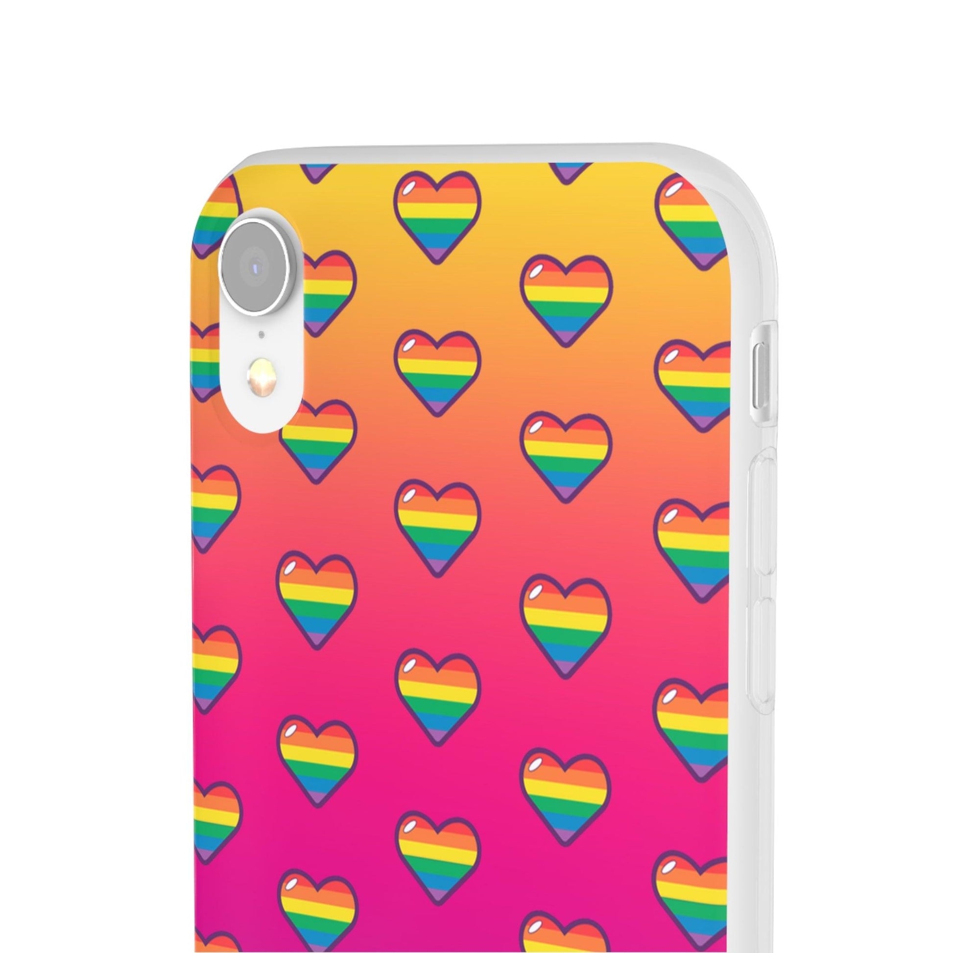 LGBTQWorldwide - ,,HERZEN" Flexible Handyhülle Accessories, Case, iPhone, iPhone Cases, Phone accessory, Phone Cases, Samsung Cases, silikon, Valentine's Day promotion lgbtq Bekleidung Accessoires unisex Zubehör