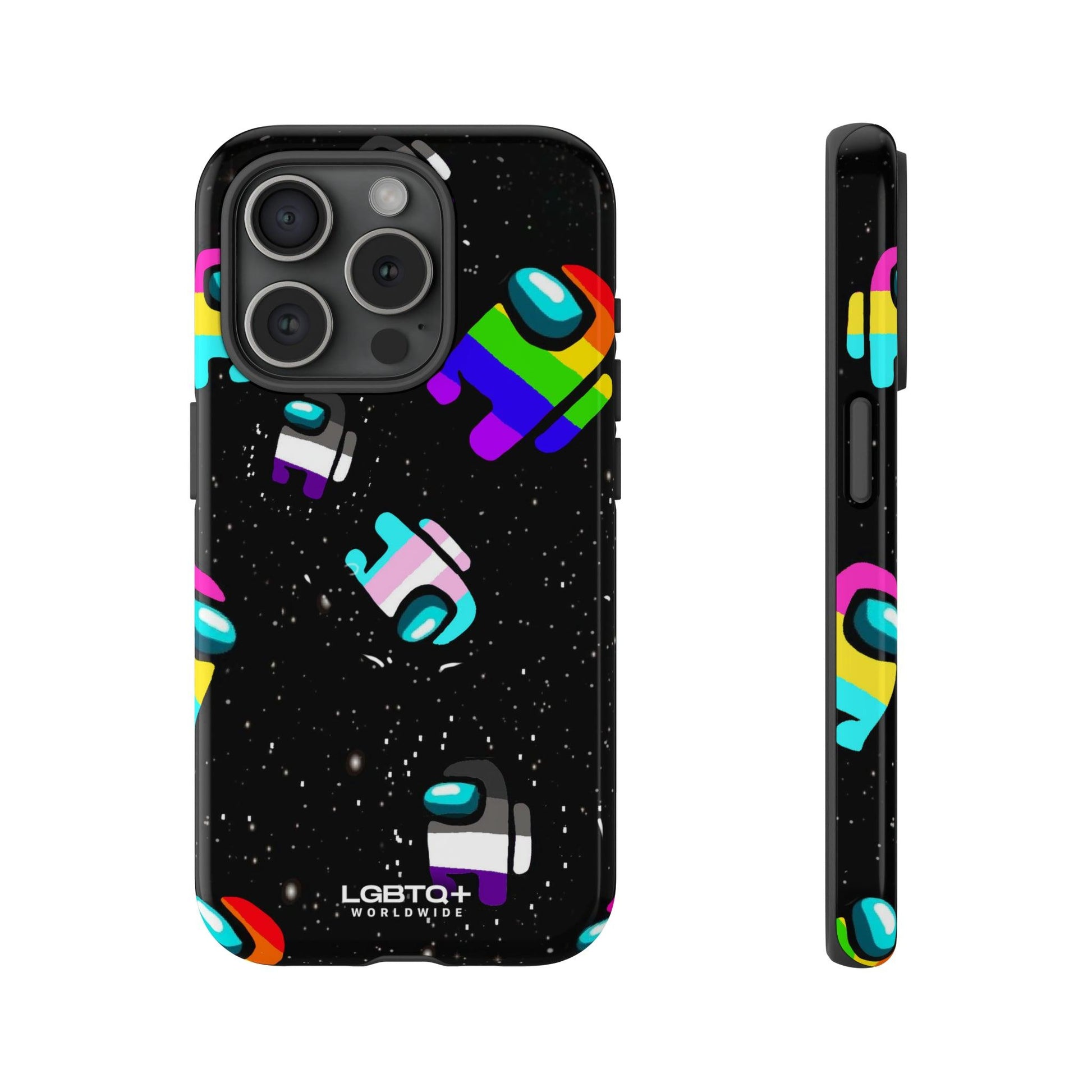 LGBTQWorldwide - ,,IMPOSTER" Doppelgehäuse Handyhülle Accessories, Glossy, iPhone Cases, Matte, Phone accessory, Phone Cases, Samsung Cases, Thermo, Valentine's Day Picks lgbtq Bekleidung Accessoires unisex Zubehör