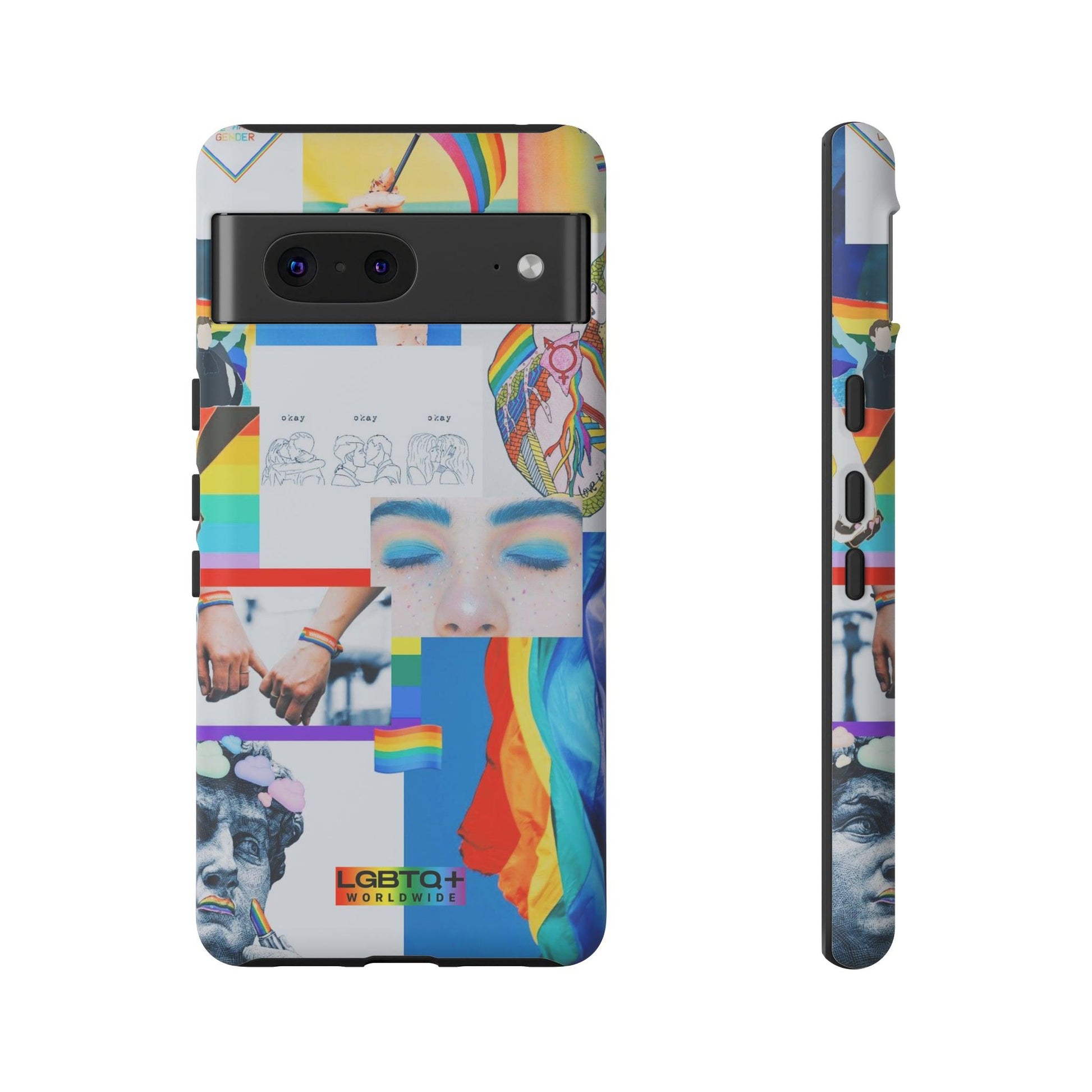 LGBTQWorldwide - ,,LEBEN"Doppelgehäuse Handyhülle Accessories, Glossy, iPhone Cases, Matte, Phone accessory, Phone Cases, Samsung Cases, Thermo, Valentine's Day Picks lgbtq Bekleidung Accessoires unisex Zubehör