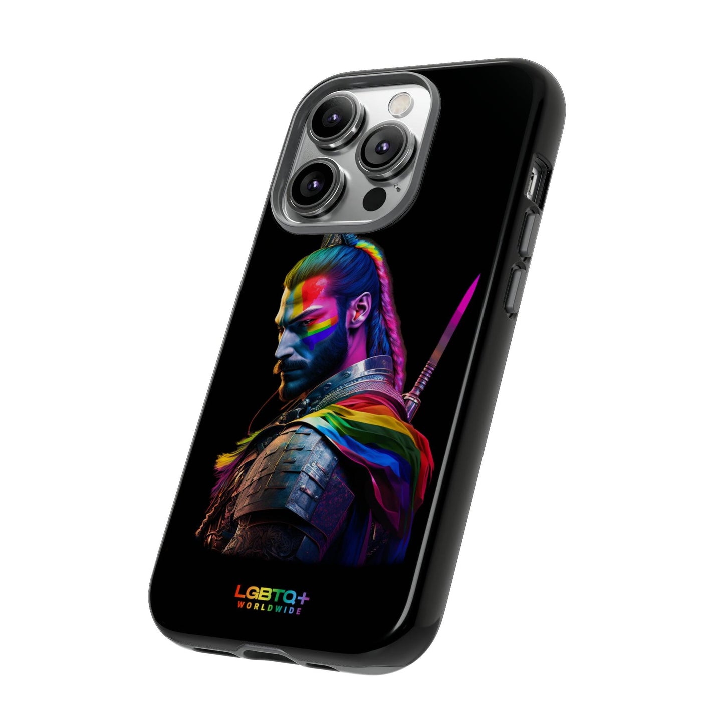 LGBTQWorldwide - ,,SAMURAI" Doppelgehäuse Handyhülle Accessories, Glossy, iPhone Cases, Matte, Phone accessory, Phone Cases, Samsung Cases, tough, Valentine's Day Picks lgbtq Bekleidung Accessoires unisex Zubehör