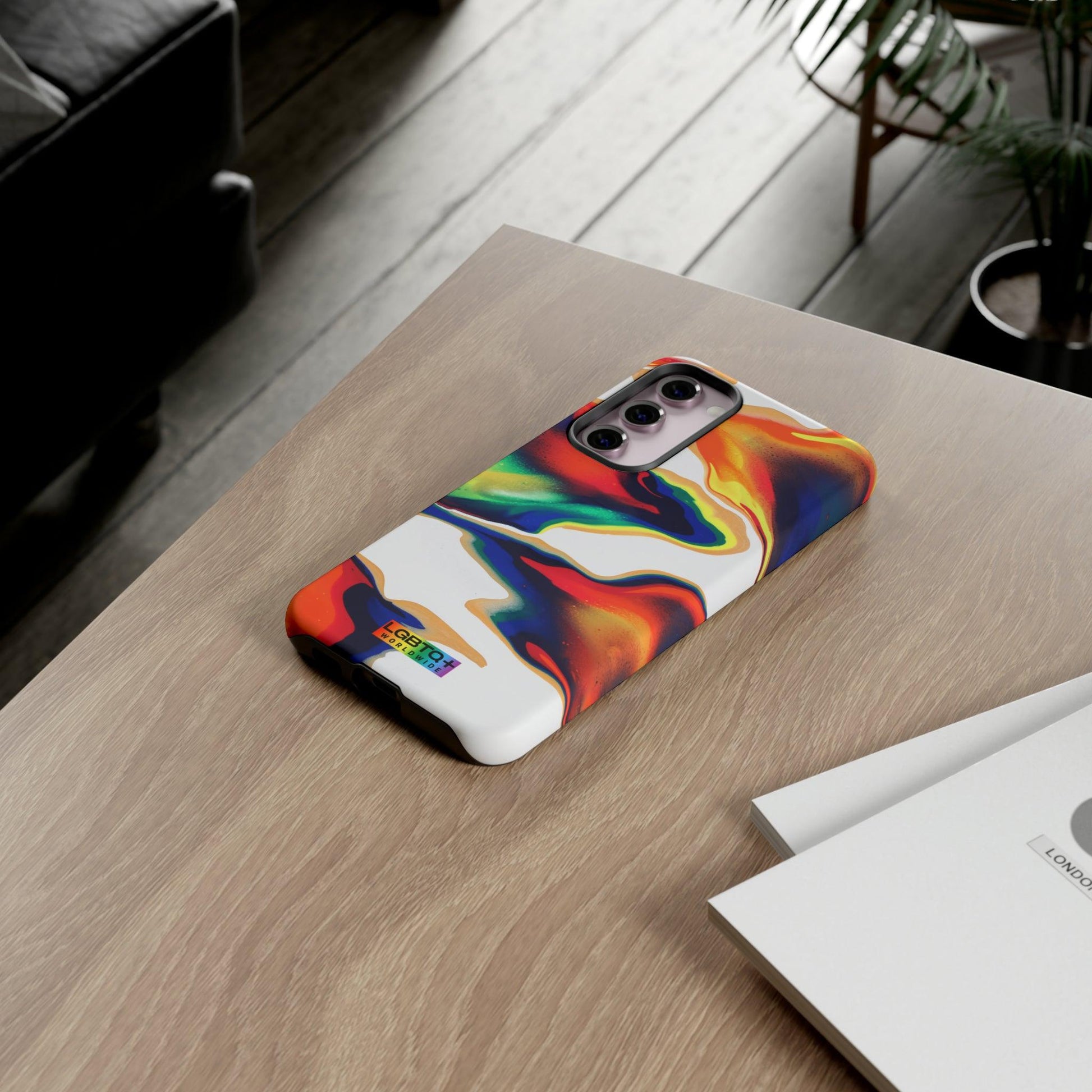 LGBTQWorldwide - ,,EINZIGARTIG" Doppelgehäuse Handyhülle Accessories, Glossy, iPhone Cases, Matte, Phone accessory, Phone Cases, Samsung Cases, Thermo, Valentine's Day Picks lgbtq Bekleidung Accessoires unisex Zubehör