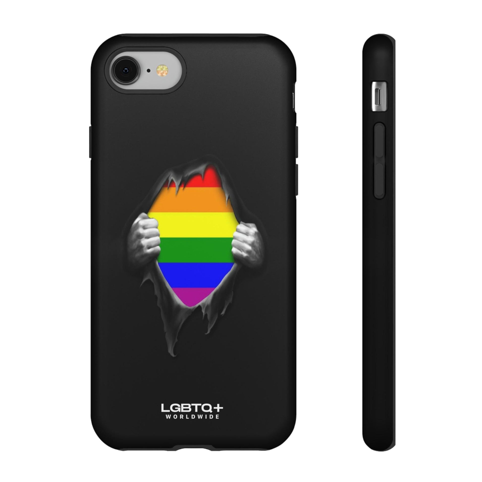 LGBTQWorldwide - ,,SCHWARZES LOCH" Doppelgehäuse Handyhülle Accessories, Glossy, iPhone Cases, Matte, Phone accessory, Phone Cases, Samsung Cases, Thermo, Valentine's Day Picks lgbtq Bekleidung Accessoires unisex Zubehör