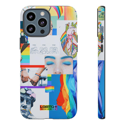 LGBTQWorldwide - ,,LEBEN"Doppelgehäuse Handyhülle Accessories, Glossy, iPhone Cases, Matte, Phone accessory, Phone Cases, Samsung Cases, Thermo, Valentine's Day Picks lgbtq Bekleidung Accessoires unisex Zubehör