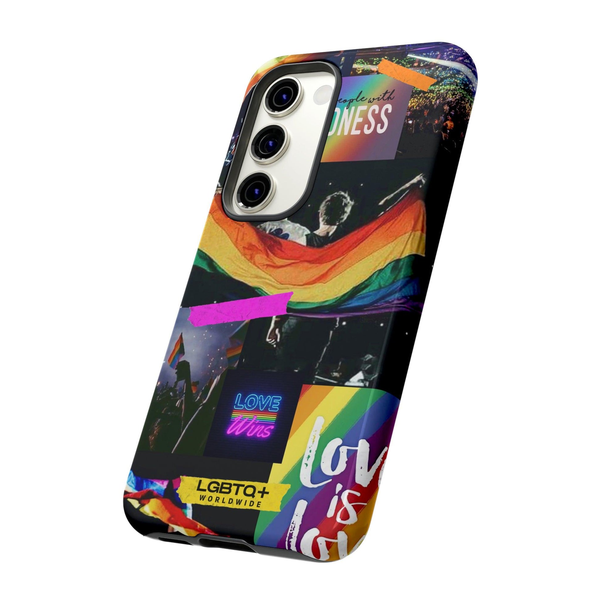 LGBTQWorldwide - ,,COMMUNITY" Doppelgehäuse Handyhülle Accessories, Glossy, iPhone Cases, Matte, Phone accessory, Phone Cases, Samsung Cases, Thermo, Valentine's Day Picks lgbtq Bekleidung Accessoires unisex Zubehör