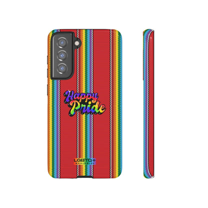 LGBTQWorldwide - ,,HAPPY PRIDE" Doppelgehäuse Handyhülle Accessories, Glossy, iPhone Cases, Matte, Phone accessory, Phone Cases, Samsung Cases, Thermo, Valentine's Day Picks lgbtq Bekleidung Accessoires unisex Zubehör