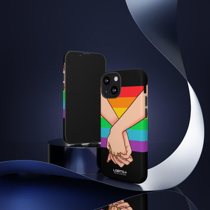 LGBTQWorldwide - ,,TOGETHER PRIDE" Doppelgehäuse Handyhülle Accessories, Glossy, iPhone Cases, Matte, Phone accessory, Phone Cases, Samsung Cases, Thermo, Valentine's Day Picks lgbtq Bekleidung Accessoires unisex Zubehör