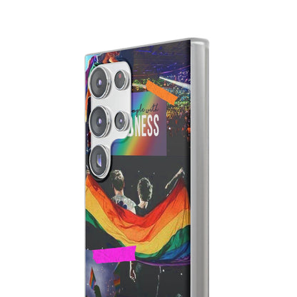 LGBTQWorldwide - ,,KINDNESS" Flexible Handyhülle Accessories, Case, iPhone, iPhone Cases, Phone accessory, Phone Cases, Samsung Cases, silikon, Valentine's Day promotion lgbtq Bekleidung Accessoires unisex Zubehör