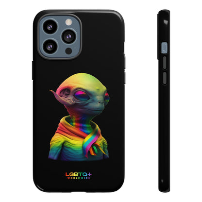 LGBTQWorldwide - ,,ALIEN" Doppelgehäuse Handyhülle Accessories, Glossy, iPhone Cases, Matte, Phone accessory, Phone Cases, Samsung Cases, tough, Valentine's Day Picks lgbtq Bekleidung Accessoires unisex Zubehör