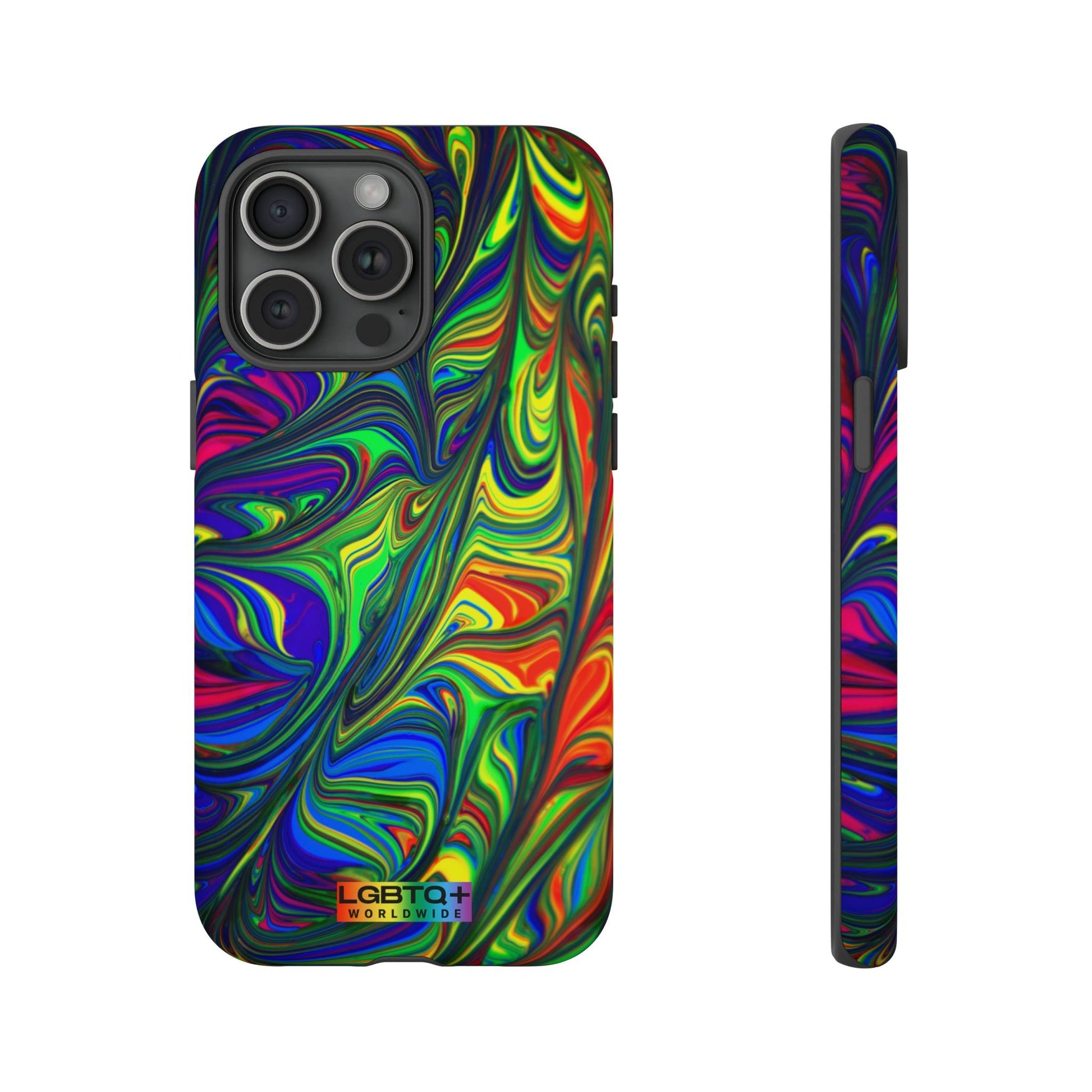 LGBTQWorldwide - ,,ILLUSION" Doppelgehäuse Handyhülle Accessories, Glossy, iPhone Cases, Matte, Phone accessory, Phone Cases, Samsung Cases, Thermo, Valentine's Day Picks lgbtq Bekleidung Accessoires unisex Zubehör