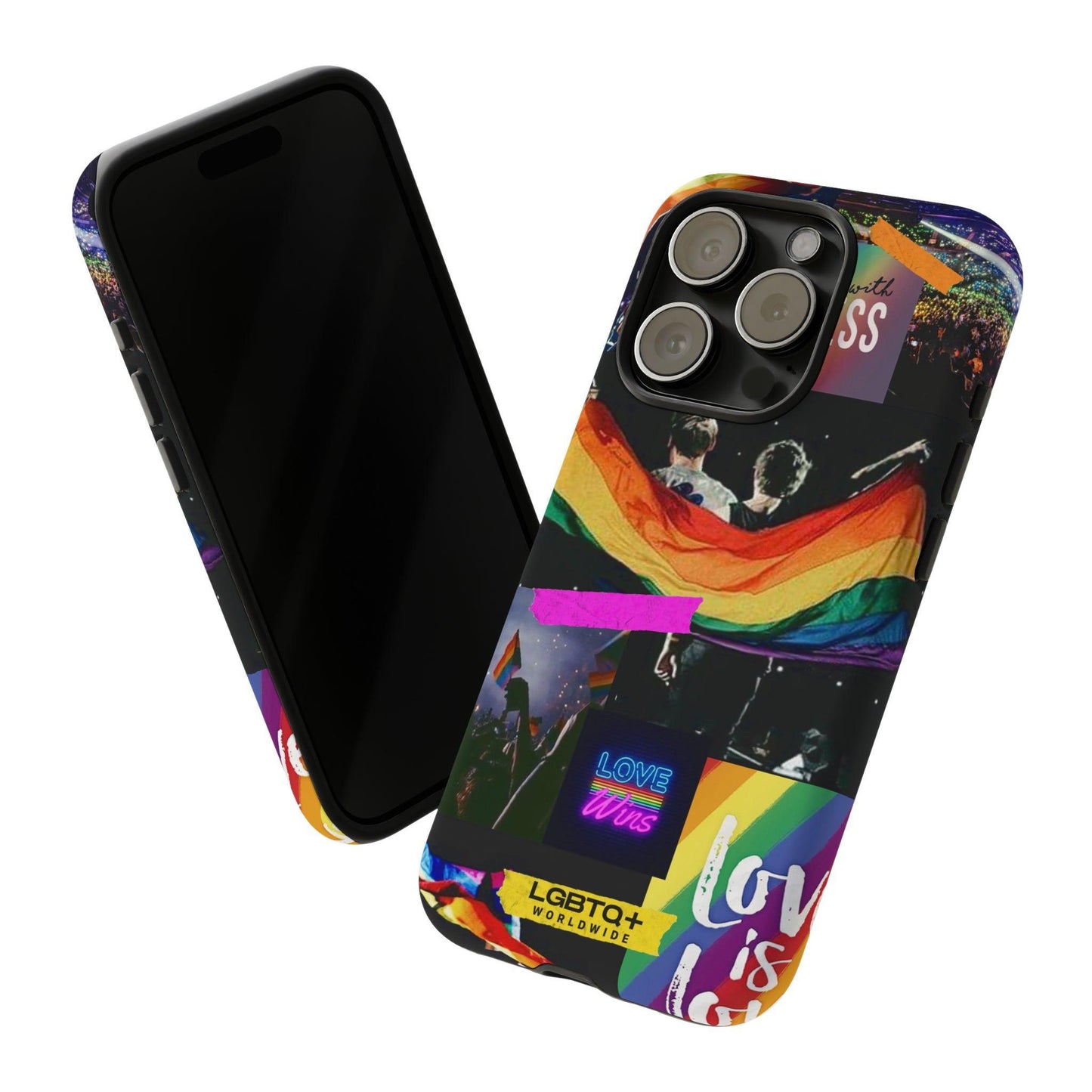 LGBTQWorldwide - ,,COMMUNITY" Doppelgehäuse Handyhülle Accessories, Glossy, iPhone Cases, Matte, Phone accessory, Phone Cases, Samsung Cases, Thermo, Valentine's Day Picks lgbtq Bekleidung Accessoires unisex Zubehör