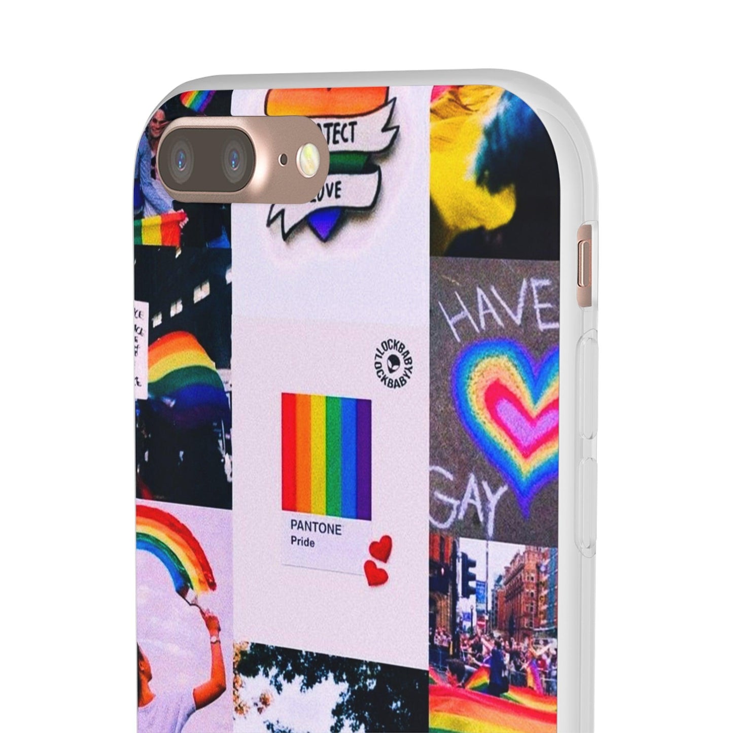 LGBTQWorldwide - ,,REGENBOGEN" Flexible Handyhülle Accessories, Case, iPhone, iPhone Cases, Phone accessory, Phone Cases, Samsung Cases, silikon, Valentine's Day promotion lgbtq Bekleidung Accessoires unisex Zubehör