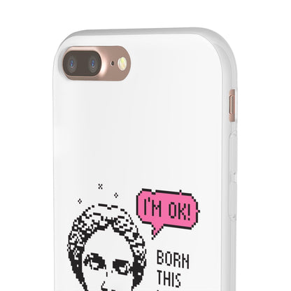 LGBTQWorldwide - ,,BORN THIS WAY" Flexible Handyhülle Accessories, Case, iPhone, iPhone Cases, Phone accessory, Phone Cases, Samsung Cases, silikon, Valentine's Day promotion lgbtq Bekleidung Accessoires unisex Zubehör