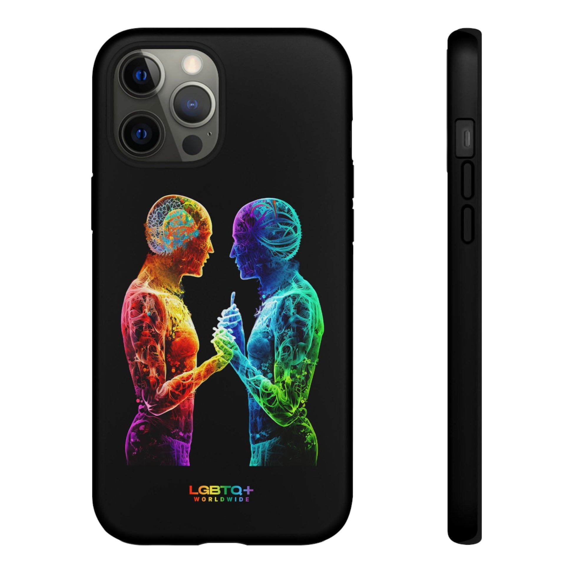 LGBTQWorldwide - ,,ZUSAMMEN" Doppelgehäuse Handyhülle Accessories, Glossy, iPhone Cases, Matte, Phone accessory, Phone Cases, Samsung Cases, tough, Valentine's Day Picks lgbtq Bekleidung Accessoires unisex Zubehör