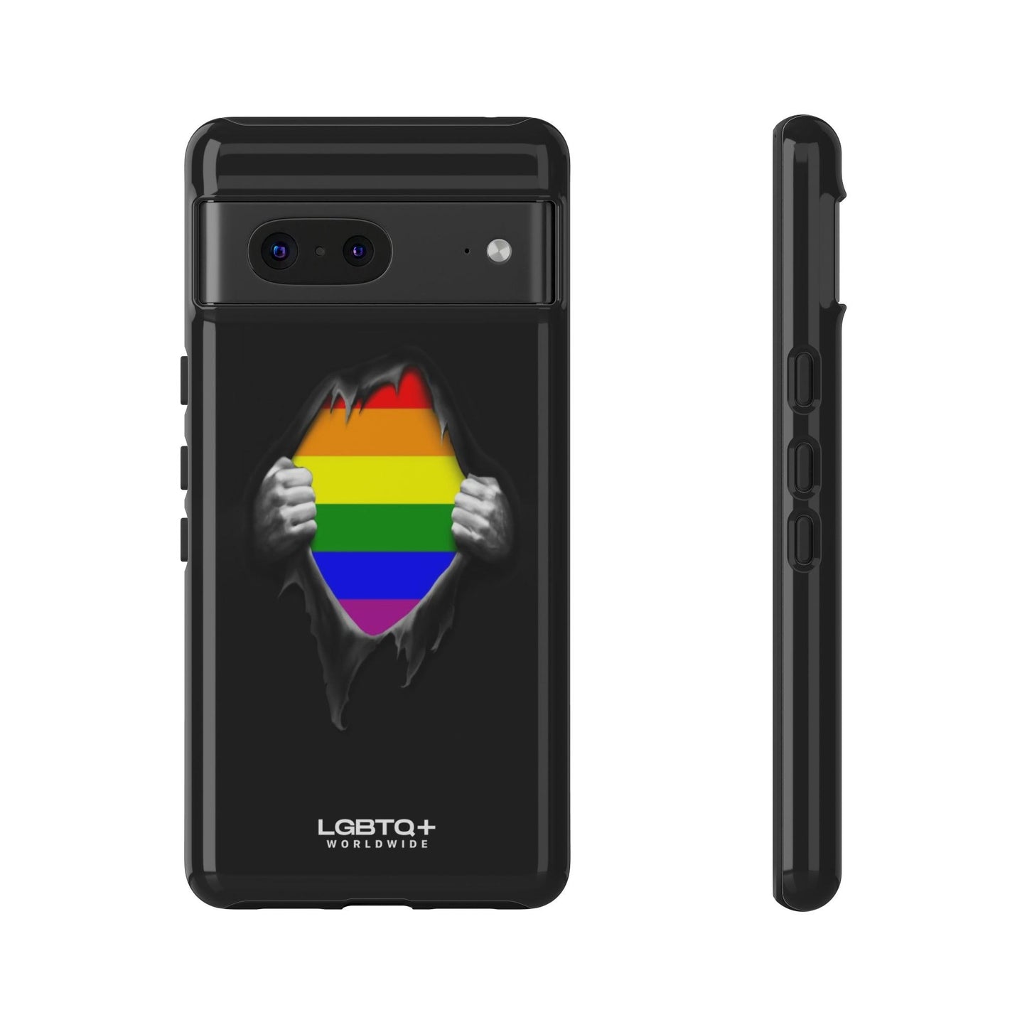 LGBTQWorldwide - ,,SCHWARZES LOCH" Doppelgehäuse Handyhülle Accessories, Glossy, iPhone Cases, Matte, Phone accessory, Phone Cases, Samsung Cases, Thermo, Valentine's Day Picks lgbtq Bekleidung Accessoires unisex Zubehör