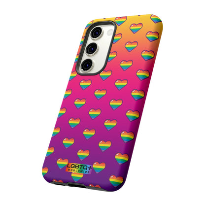 LGBTQWorldwide - ,,HERZ" Doppelgehäuse Handyhülle Accessories, Glossy, iPhone Cases, Matte, Phone accessory, Phone Cases, Samsung Cases, Thermo, Valentine's Day Picks lgbtq Bekleidung Accessoires unisex Zubehör