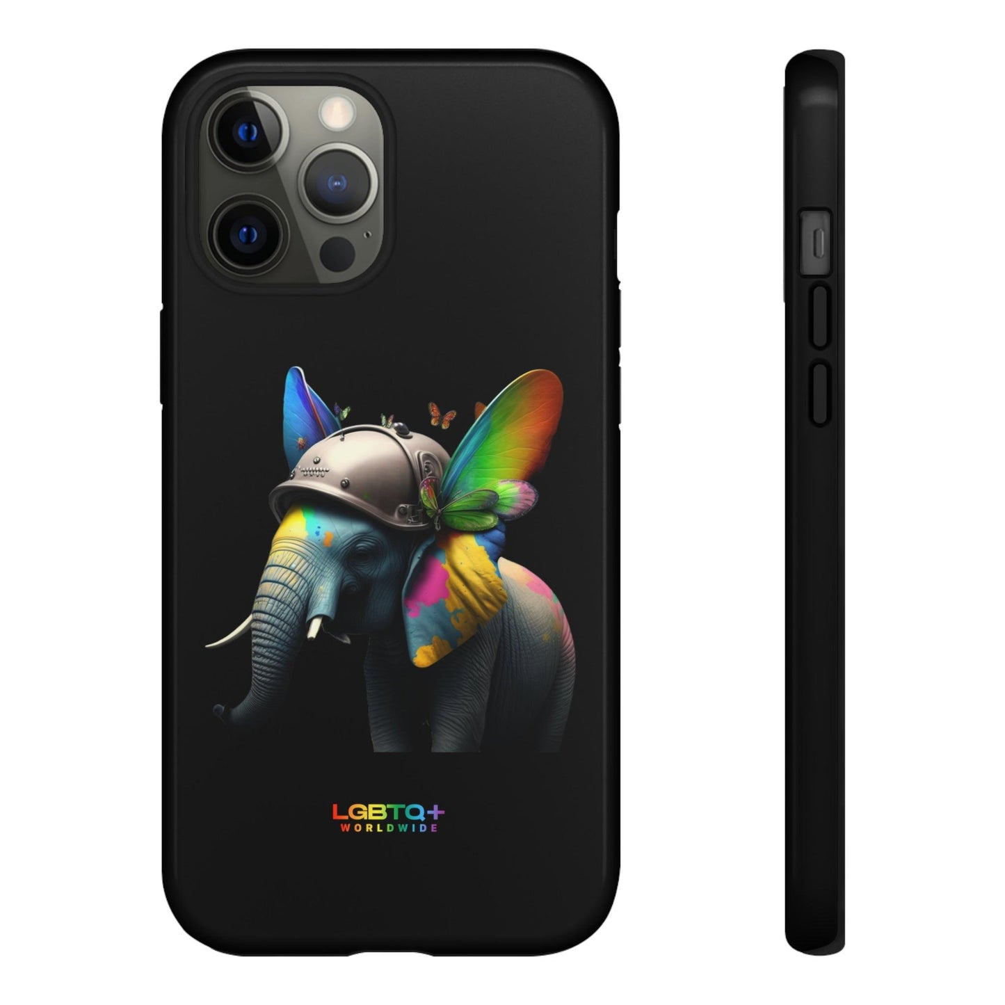 LGBTQWorldwide - ,,ELEFANT" Doppelgehäuse Handyhülle Accessories, Glossy, iPhone Cases, Matte, Phone accessory, Phone Cases, Samsung Cases, tough, Valentine's Day Picks lgbtq Bekleidung Accessoires unisex Zubehör