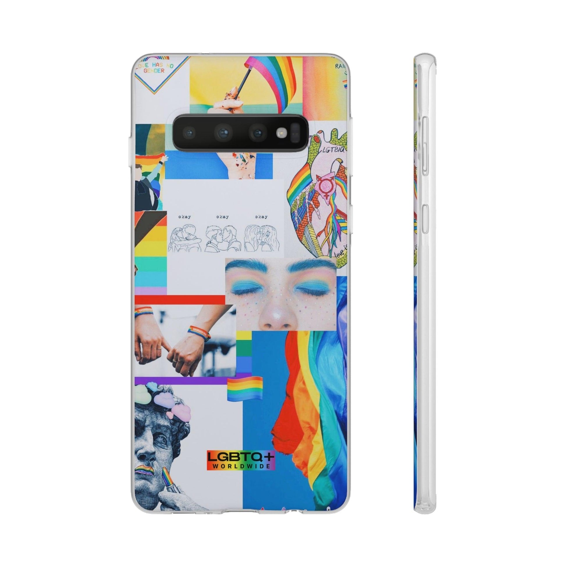 LGBTQWorldwide - ,,SEI FREI" Flexible Handyhülle Accessories, Case, iPhone, iPhone Cases, Phone accessory, Phone Cases, Samsung Cases, silikon, Valentine's Day promotion lgbtq Bekleidung Accessoires unisex Zubehör