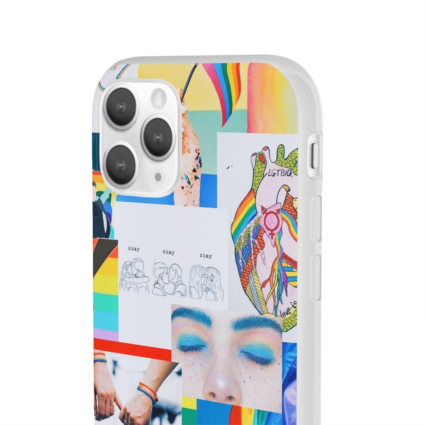 LGBTQWorldwide - ,,SEI FREI" Flexible Handyhülle Accessories, Case, iPhone, iPhone Cases, Phone accessory, Phone Cases, Samsung Cases, silikon, Valentine's Day promotion lgbtq Bekleidung Accessoires unisex Zubehör