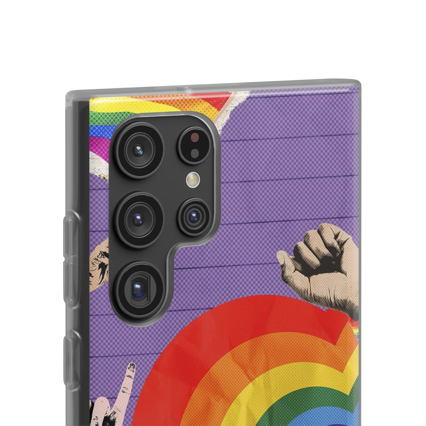 LGBTQWorldwide - ,,REGENBOGEN HERZ" Flexible Handyhülle Accessories, Case, iPhone, iPhone Cases, Phone accessory, Phone Cases, Samsung Cases, silikon, Valentine's Day promotion lgbtq Bekleidung Accessoires unisex Zubehör