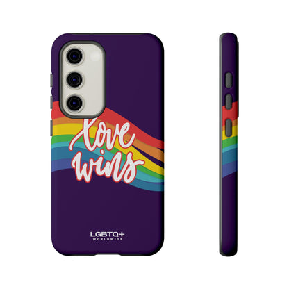 LGBTQWorldwide - ,,LIEBE GEWINNT" Doppelgehäuse Handyhülle Accessories, Glossy, iPhone Cases, Matte, Phone accessory, Phone Cases, Samsung Cases, Thermo, Valentine's Day Picks lgbtq Bekleidung Accessoires unisex Zubehör