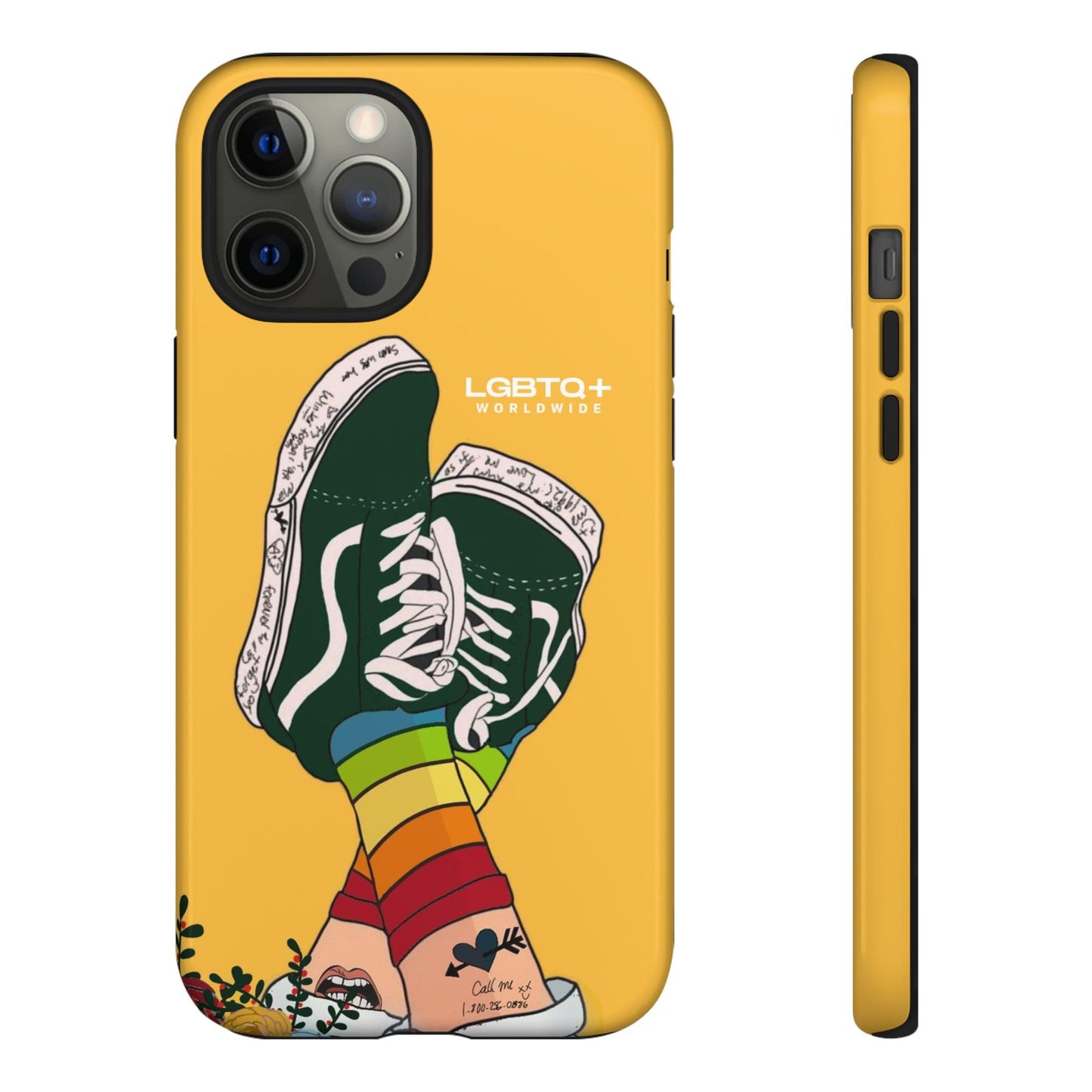 LGBTQWorldwide - ,,RELAX" Doppelgehäuse Handyhülle Accessories, Glossy, iPhone Cases, Matte, Phone accessory, Phone Cases, Samsung Cases, Thermo, Valentine's Day Picks lgbtq Bekleidung Accessoires unisex Zubehör