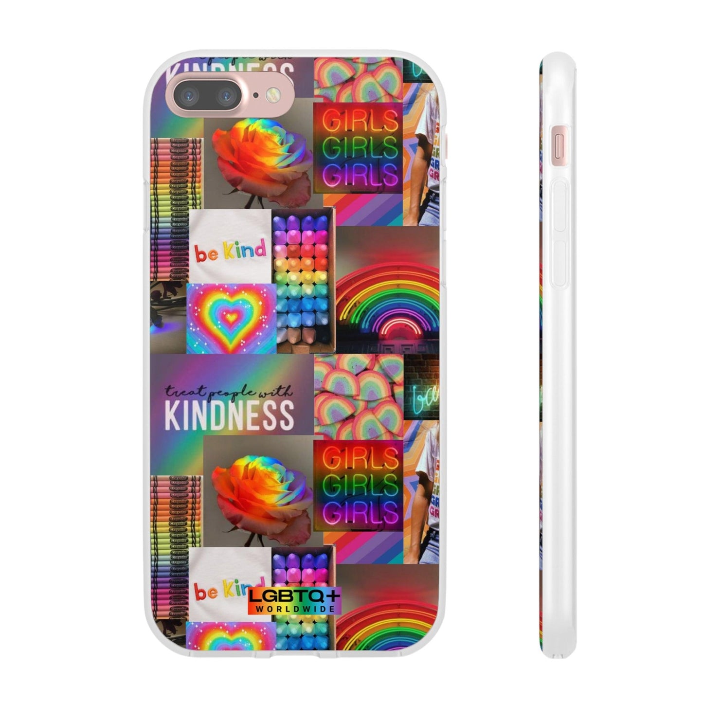 LGBTQWorldwide - ,,FREUNDLICHKEIT" Flexible Handyhülle Accessories, Case, iPhone, iPhone Cases, Phone accessory, Phone Cases, Samsung Cases, silikon, Valentine's Day promotion lgbtq Bekleidung Accessoires unisex Zubehör