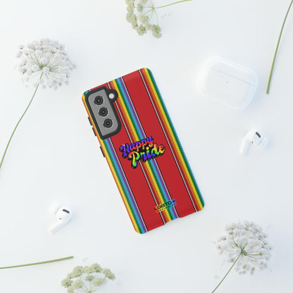 LGBTQWorldwide - ,,HAPPY PRIDE" Doppelgehäuse Handyhülle Accessories, Glossy, iPhone Cases, Matte, Phone accessory, Phone Cases, Samsung Cases, Thermo, Valentine's Day Picks lgbtq Bekleidung Accessoires unisex Zubehör