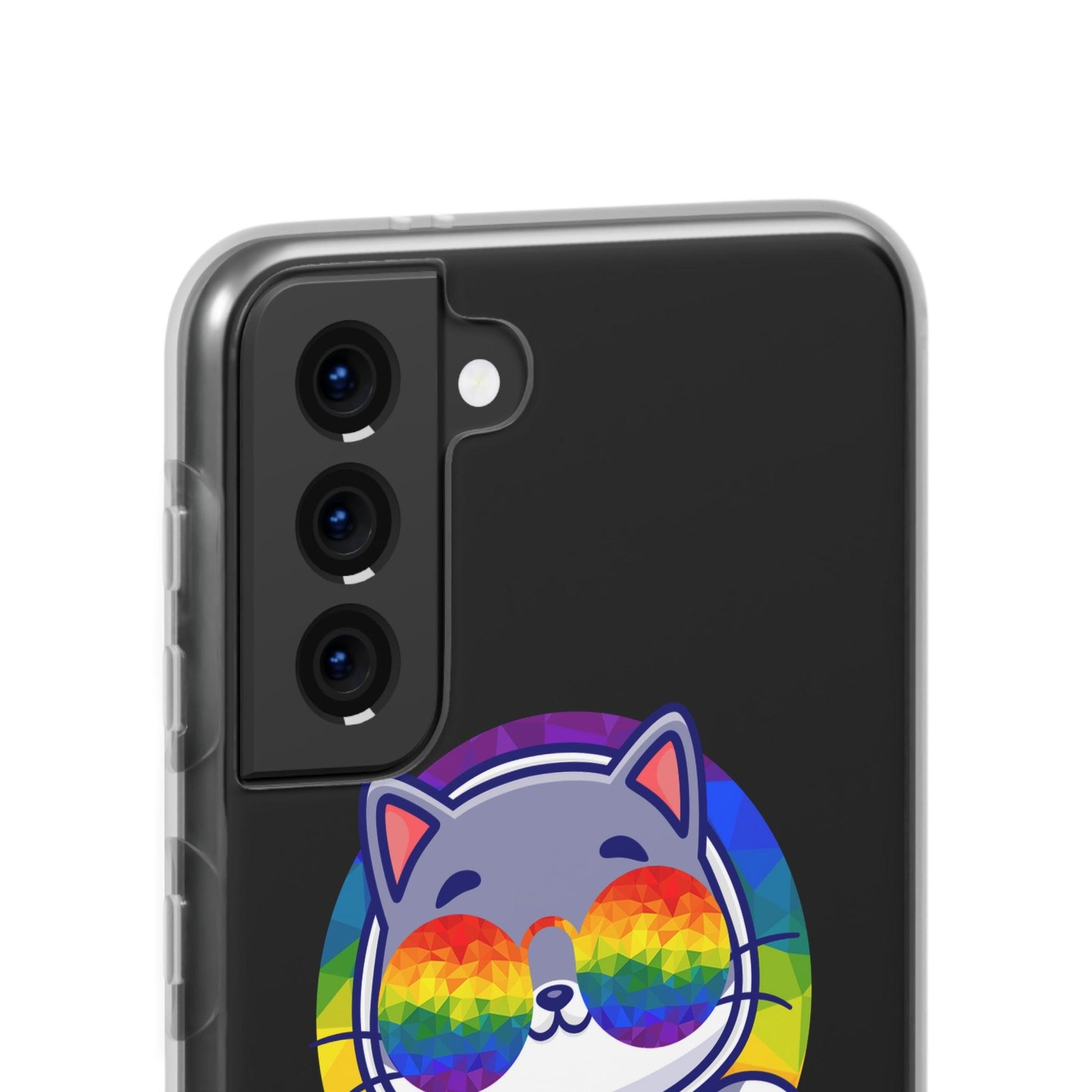 LGBTQWorldwide - ,,PURRIDE" Flexible Handyhülle Accessories, Case, iPhone, iPhone Cases, Phone accessory, Phone Cases, Samsung Cases, silikon, Valentine's Day promotion lgbtq Bekleidung Accessoires unisex Zubehör