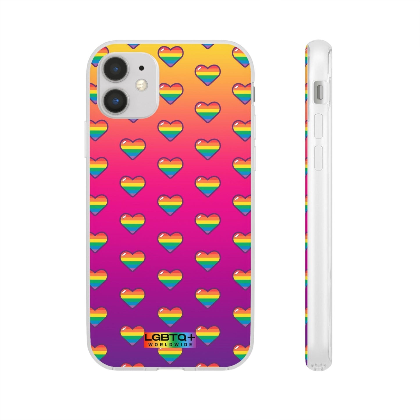 LGBTQWorldwide - ,,HERZEN" Flexible Handyhülle Accessories, Case, iPhone, iPhone Cases, Phone accessory, Phone Cases, Samsung Cases, silikon, Valentine's Day promotion lgbtq Bekleidung Accessoires unisex Zubehör