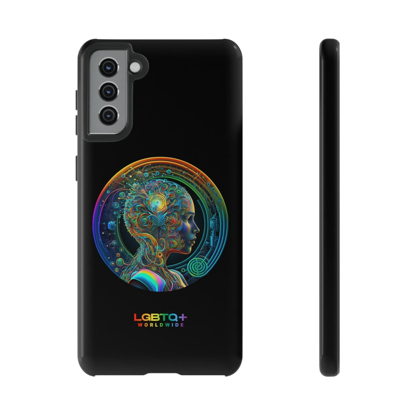 LGBTQWorldwide - ,,INTELLIGENT" Doppelgehäuse Handyhülle Accessories, Glossy, iPhone Cases, Matte, Phone accessory, Phone Cases, Samsung Cases, tough, Valentine's Day Picks lgbtq Bekleidung Accessoires unisex Zubehör