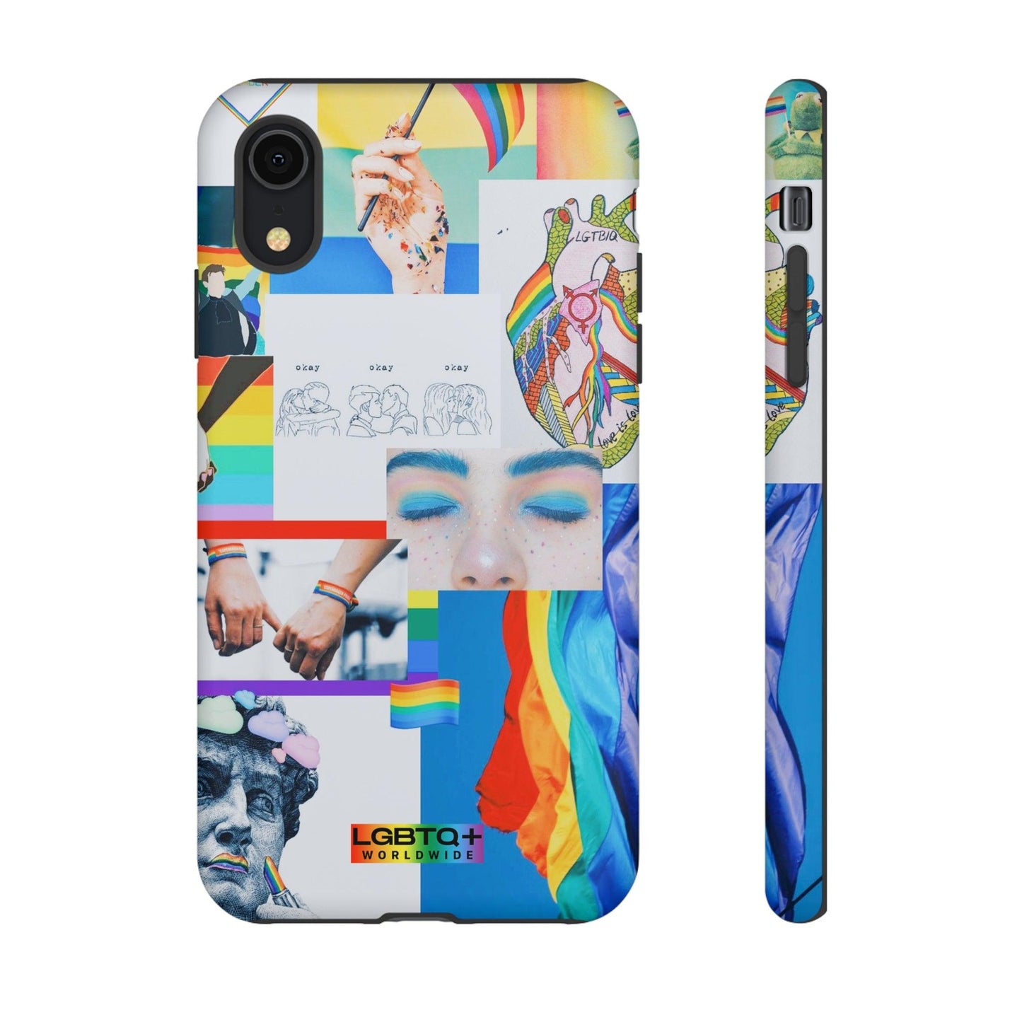 LGBTQWorldwide - ,,LEBEN"Doppelgehäuse Handyhülle Accessories, Glossy, iPhone Cases, Matte, Phone accessory, Phone Cases, Samsung Cases, Thermo, Valentine's Day Picks lgbtq Bekleidung Accessoires unisex Zubehör