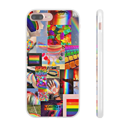 LGBTQWorldwide - ,,COMMUNITY" Flexible Handyhülle Accessories, Case, iPhone, iPhone Cases, Phone accessory, Phone Cases, Samsung Cases, silikon, Valentine's Day promotion lgbtq Bekleidung Accessoires unisex Zubehör